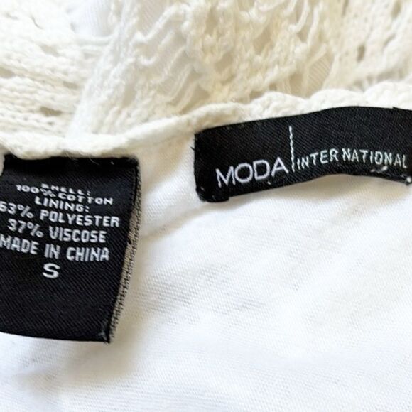 Vintage Moda International Victoria’s Secret Crochet Lace Summer Midi Dress - Picture 5 of 5